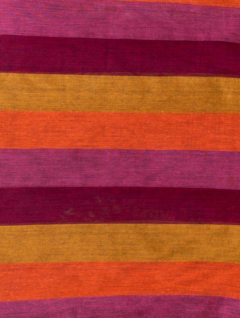 women striped handloom saree with blouse - 22043743 -  Standard Image - 2