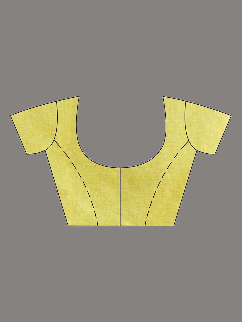 women solid handloom saree with blouse - 22043769 -  Standard Image - 2