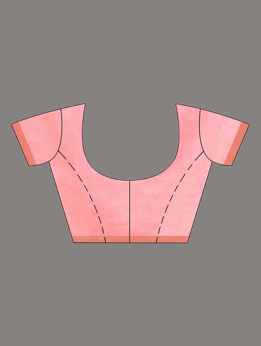 women solid handloom saree with blouse - 22043771 -  Standard Image - 2