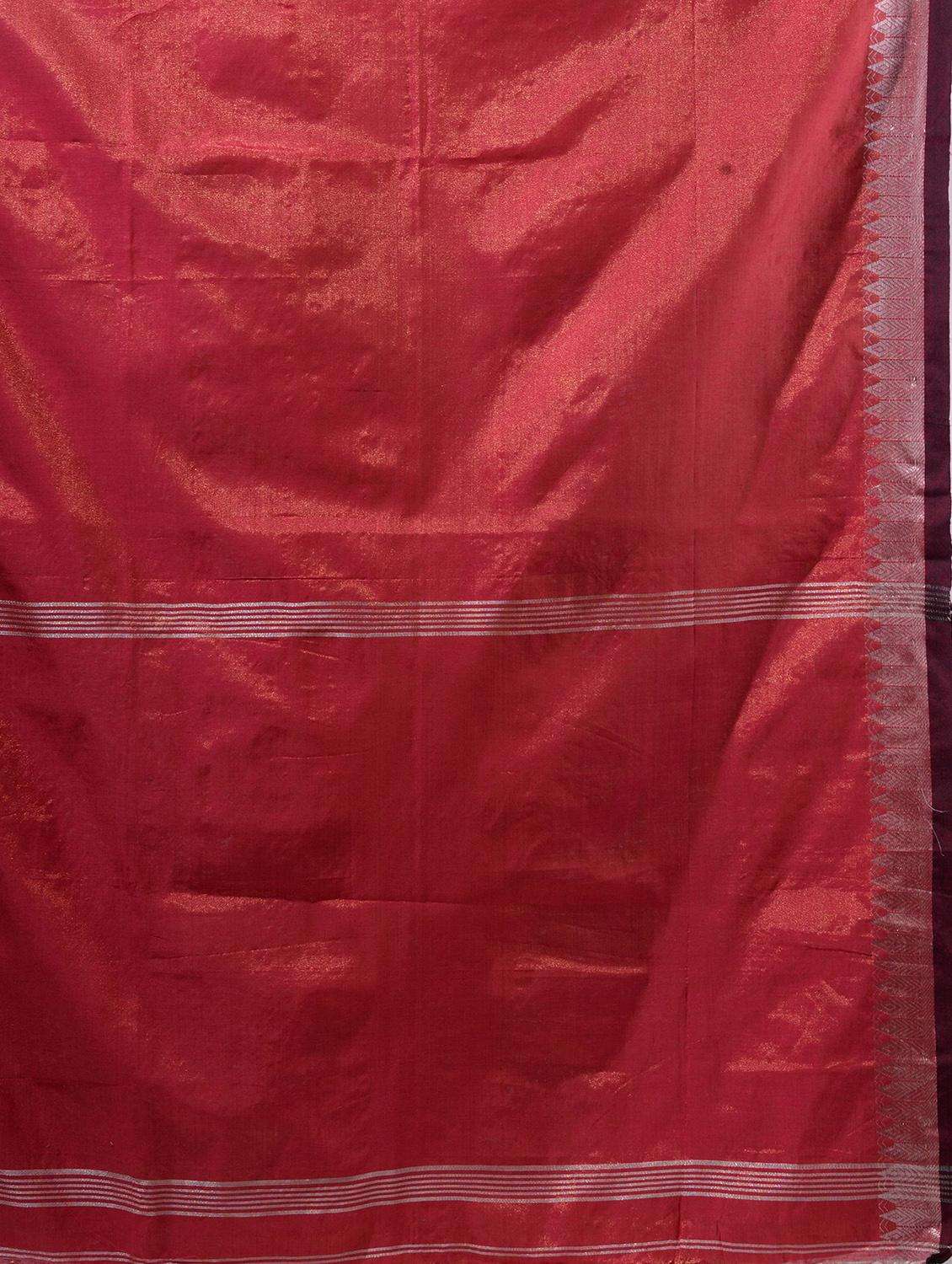 women pink handloom saree with blouse - 22043786 -  Standard Image - 2