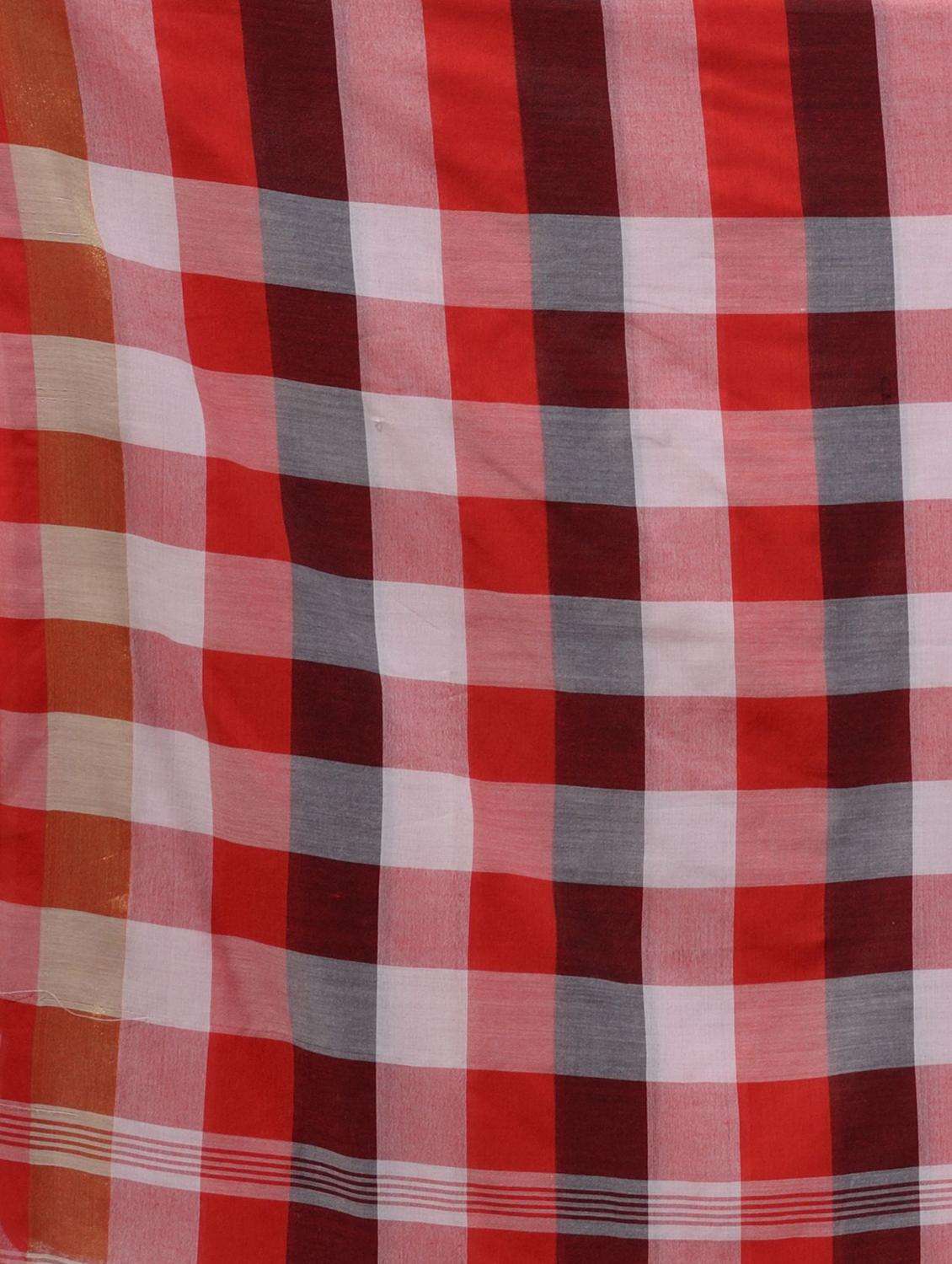 women striped handloom saree with blouse - 22043798 -  Standard Image - 2