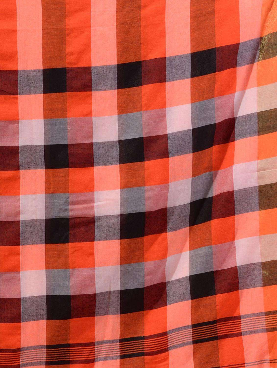 women striped handloom saree with blouse - 22043799 -  Standard Image - 2