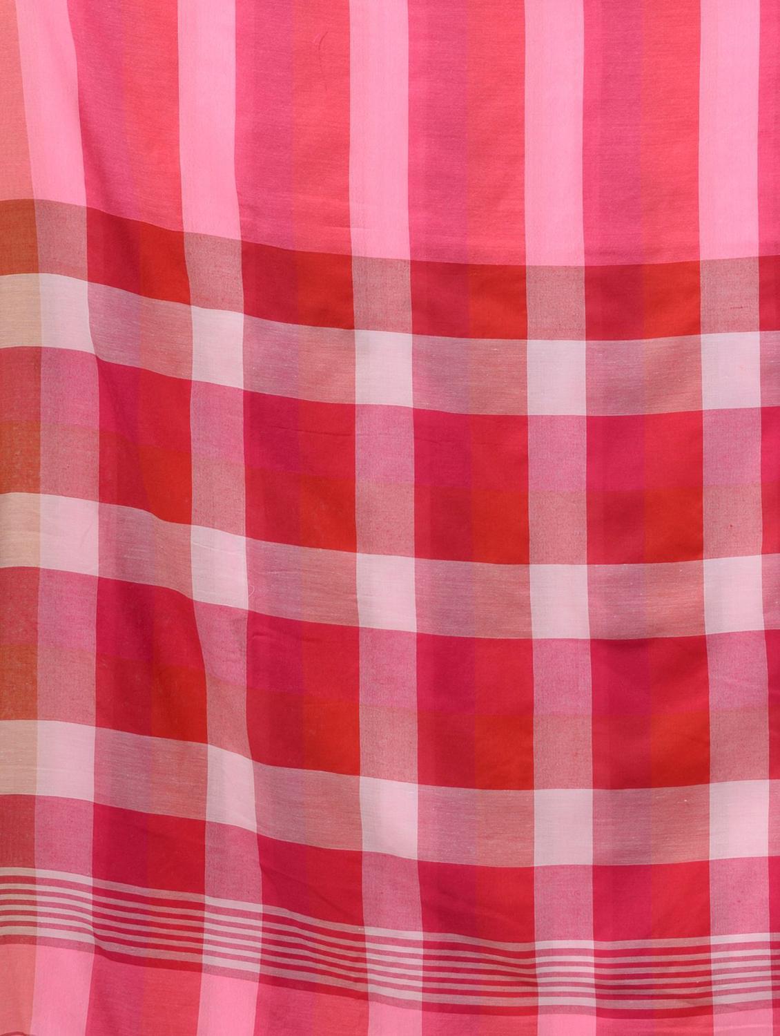 women striped handloom saree with blouse - 22043808 - Standard Image - 2