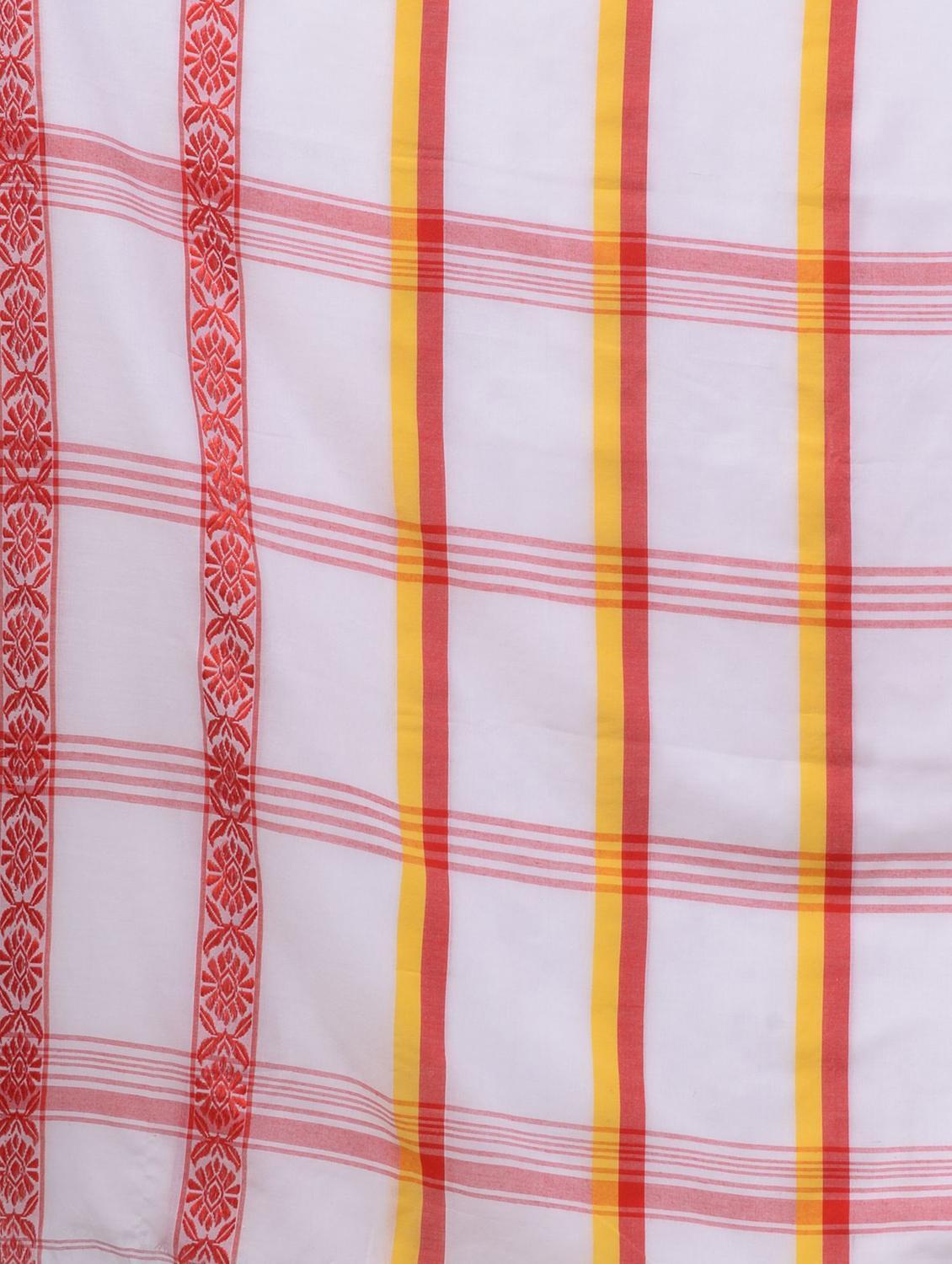 women striped handloom saree with blouse - 22043816 - Standard Image - 2