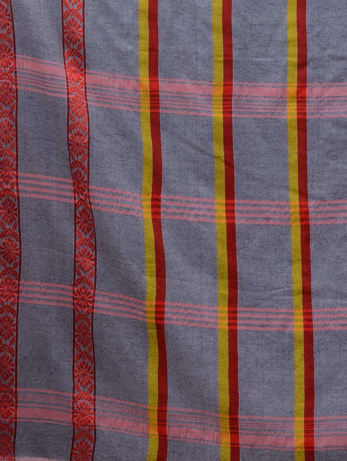 women striped handloom saree with blouse - 22043817 -  Standard Image - 2