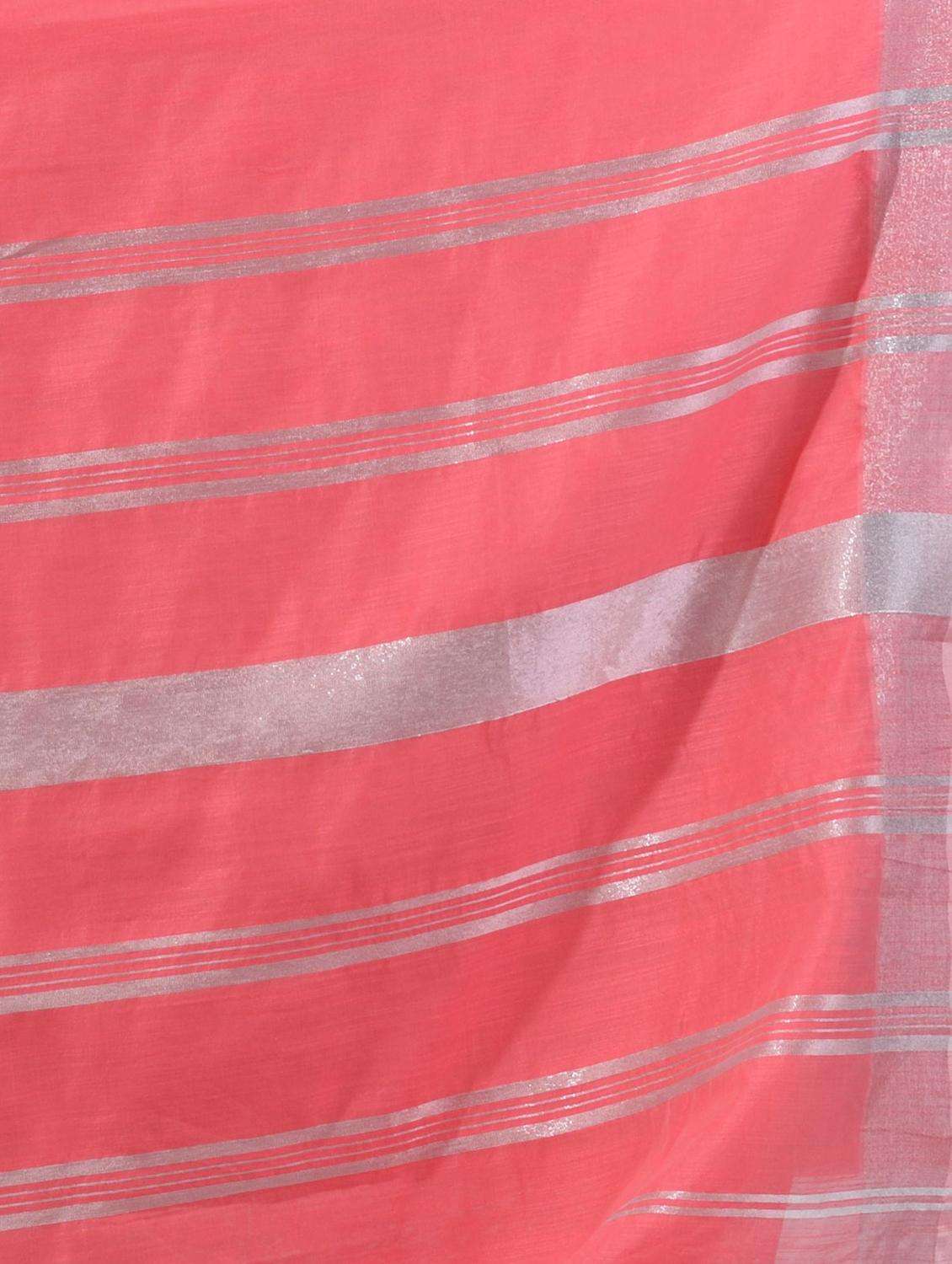women solid handloom saree with blouse - 22043826 -  Standard Image - 2