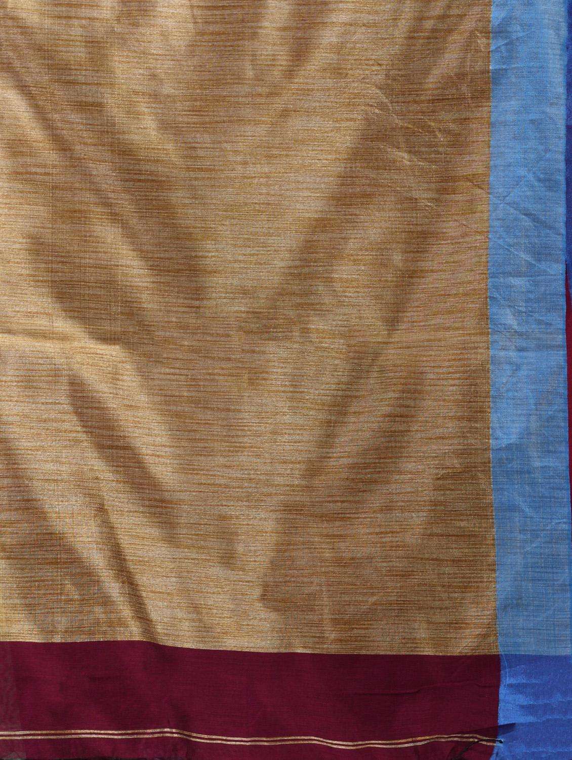 women burgundy handloom saree with blouse - 22043837 -  Standard Image - 2