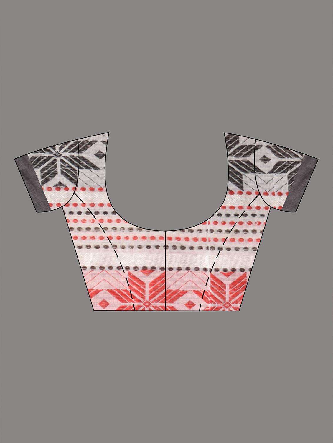 women self design handloom saree with blouse - 22043872 -  Standard Image - 2