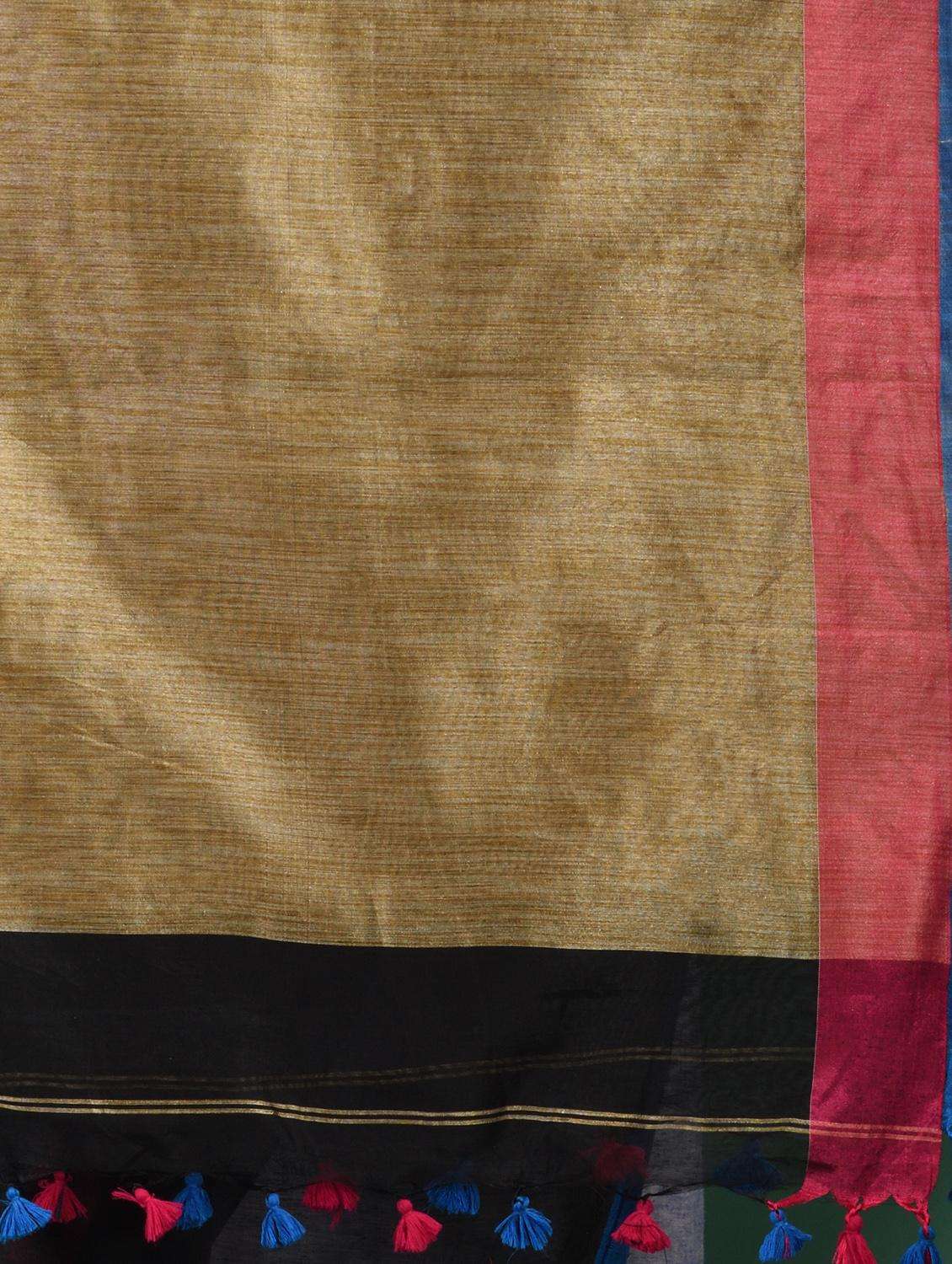 women black handloom saree with blouse - 22043888 -  Standard Image - 2