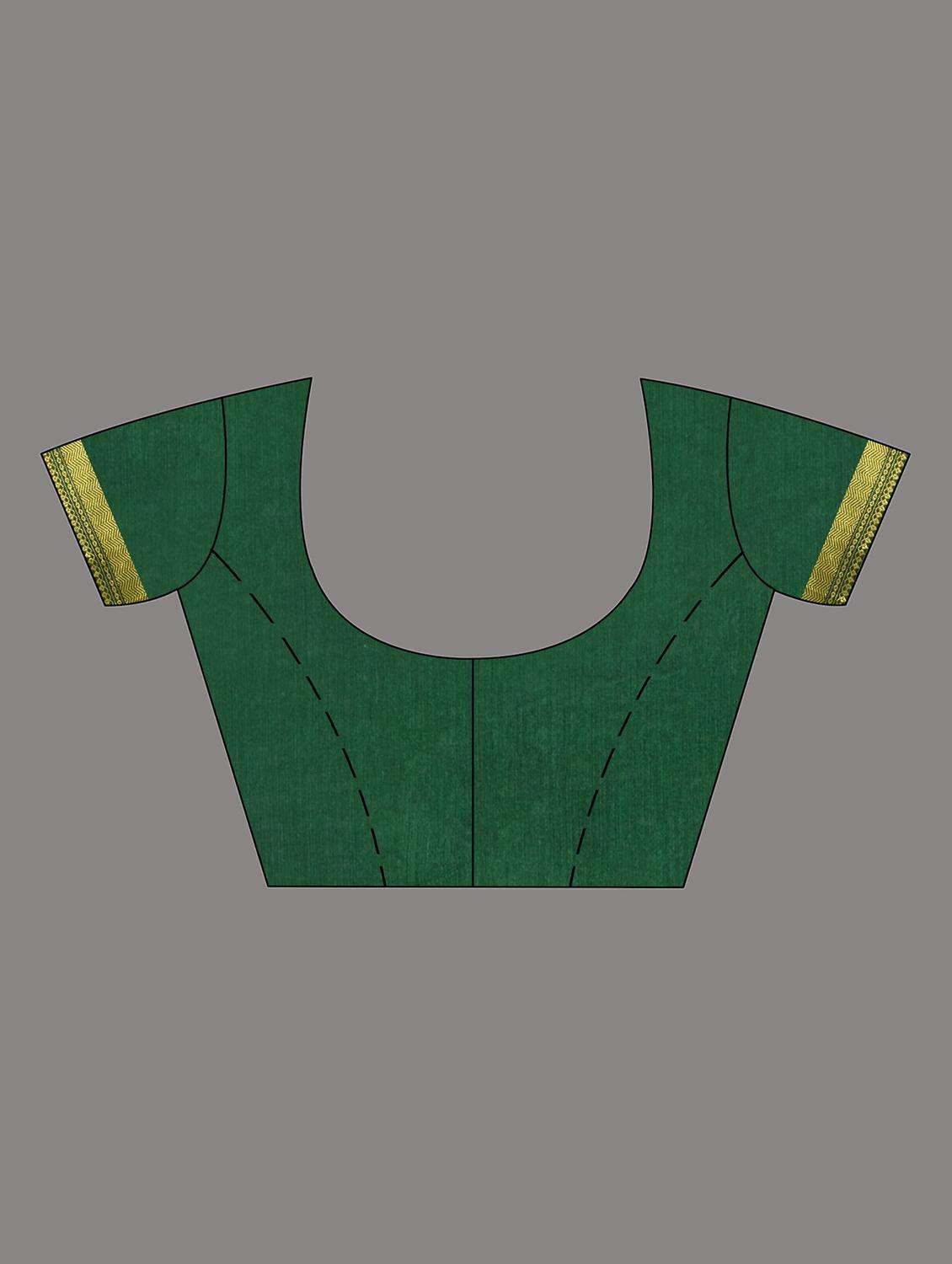 women solid with bordered saree with blouse - 22043901 -  Standard Image - 2