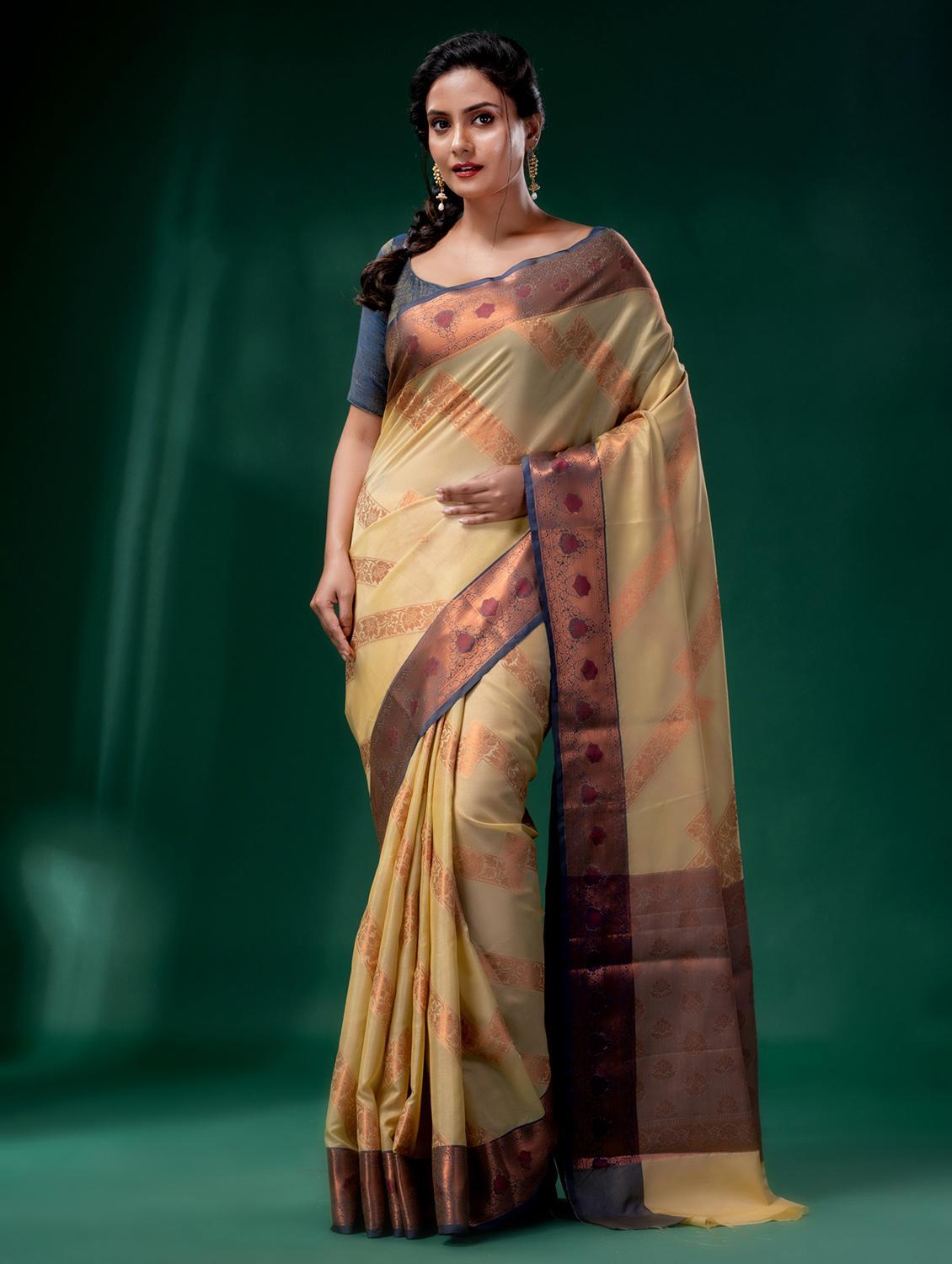 women self design banarasi saree with blouse - 22043939 - Standard Image - 2