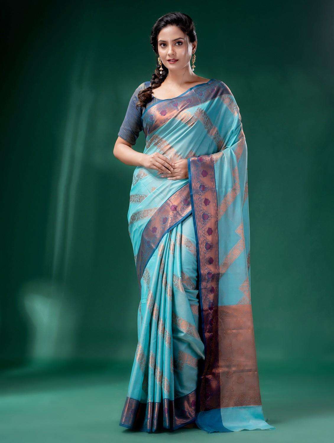 women self design banarasi saree with blouse - 22043941 -  Standard Image - 2