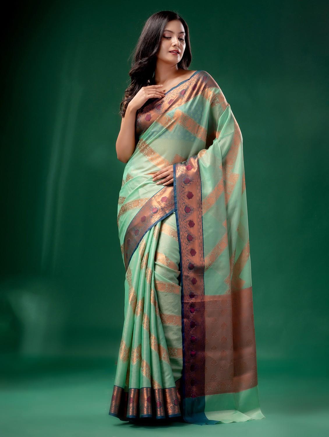 women self design banarasi saree with blouse - 22043942 - Standard Image - 2