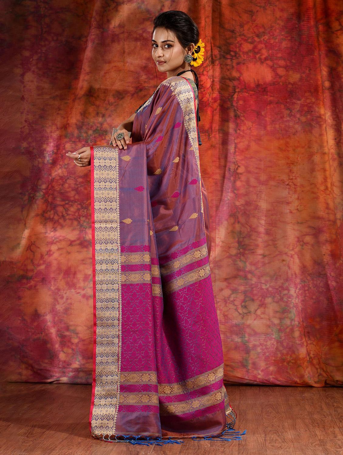 women self design southern silk saree with blouse - 22044021 - Standard Image - 2