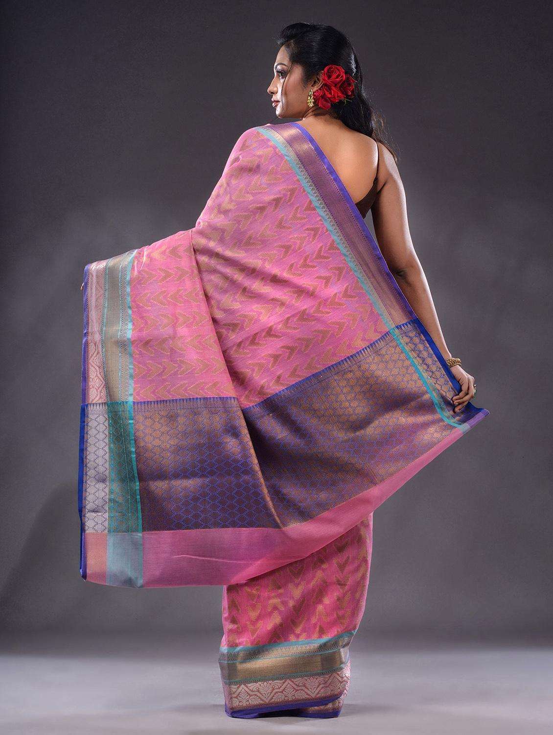 women self design southern silk saree with blouse - 22044036 -  Standard Image - 2