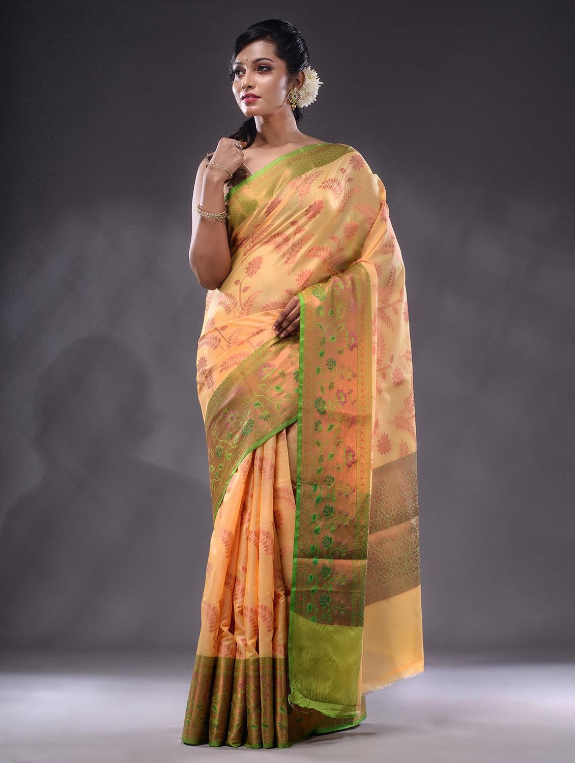 women self design bordered saree with blouse - 22044065 - Standard Image - 2