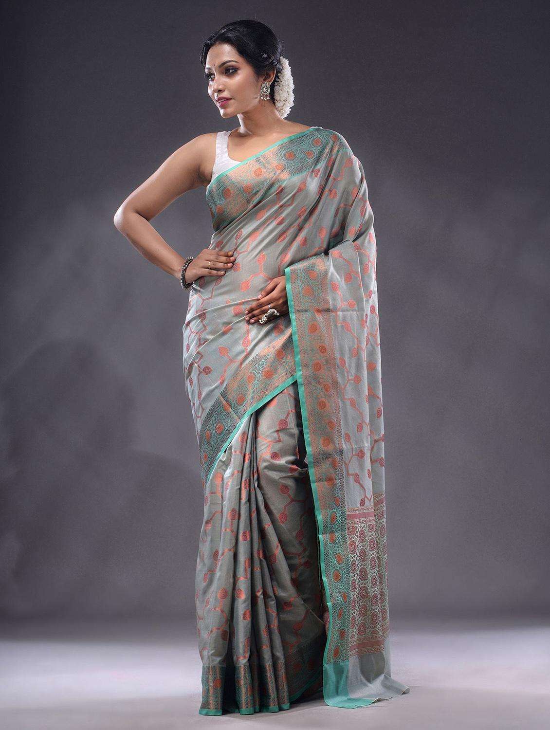 women self design banarasi saree with blouse - 22044071 -  Standard Image - 2