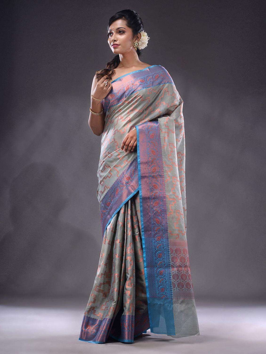 women self design banarasi saree with blouse - 22044072 -  Standard Image - 2