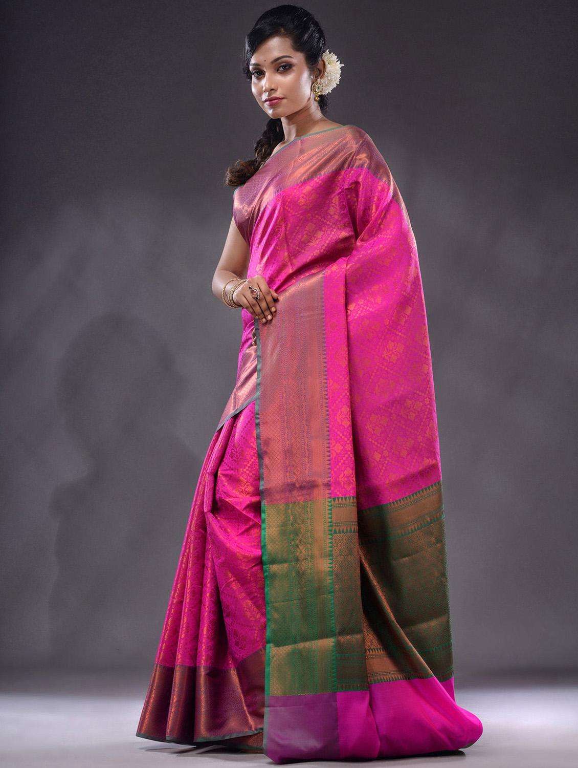 women self design banarasi saree with blouse - 22044083 -  Standard Image - 2