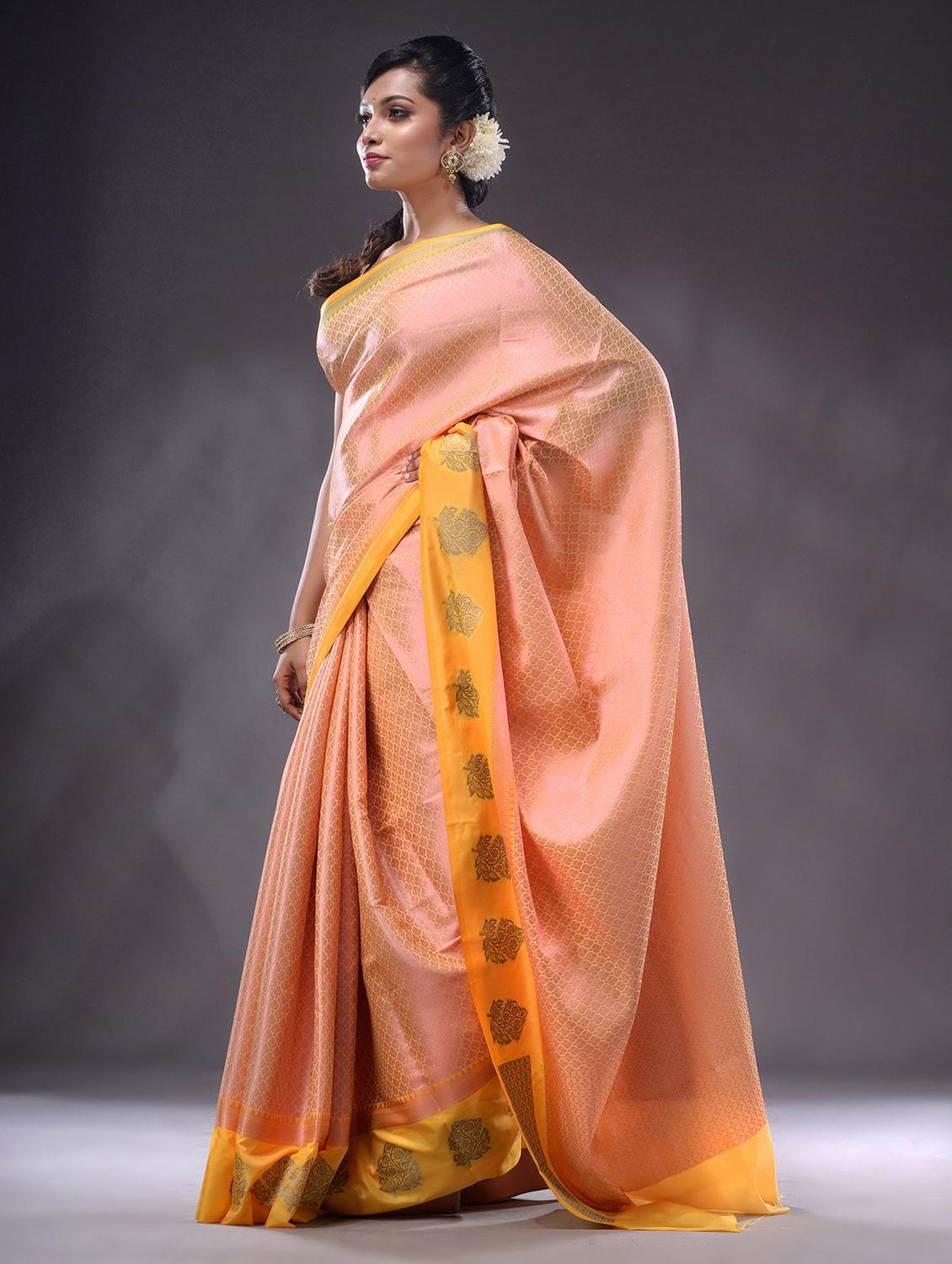 women self design kanjivaram saree with blouse - 22044087 - Standard Image - 2