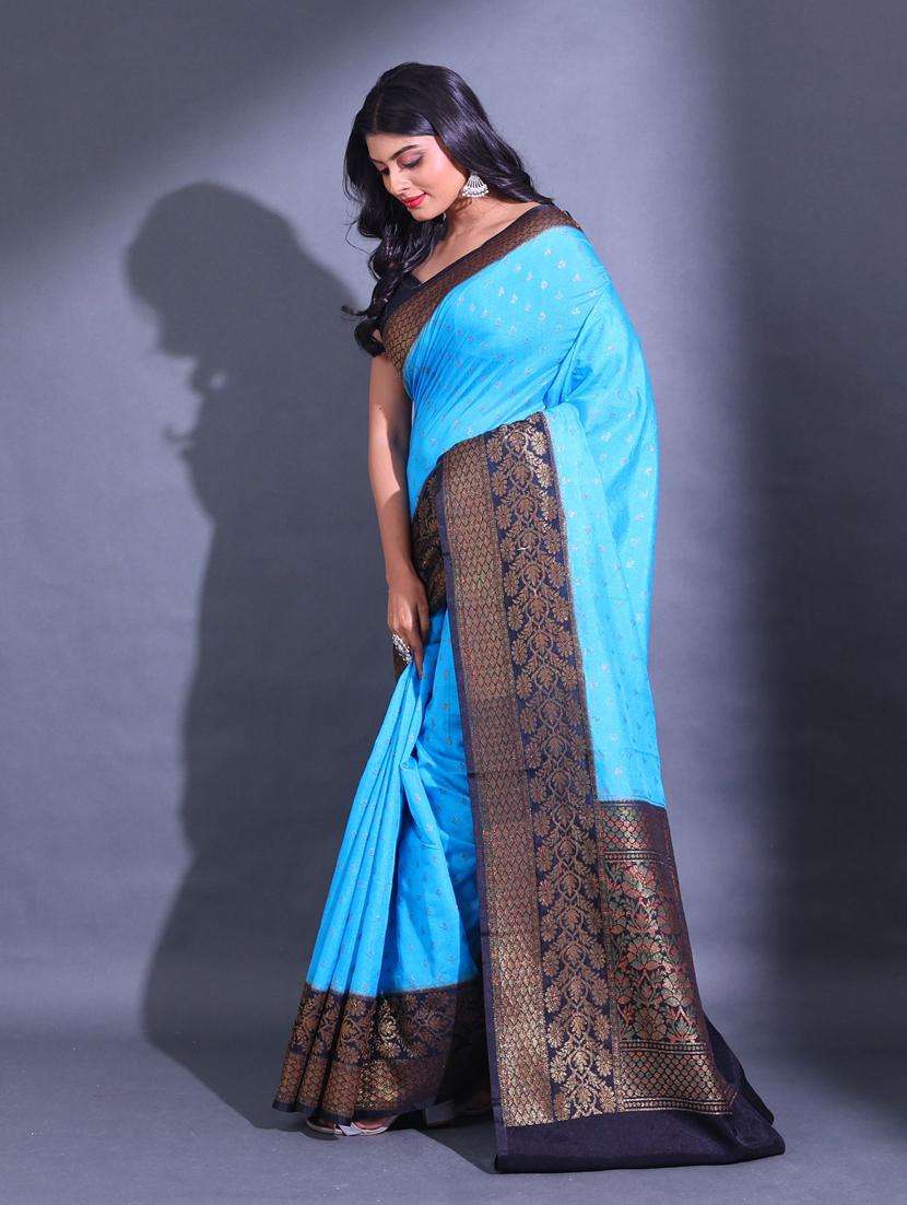 women self design bordered saree with blouse - 22044168 -  Standard Image - 2