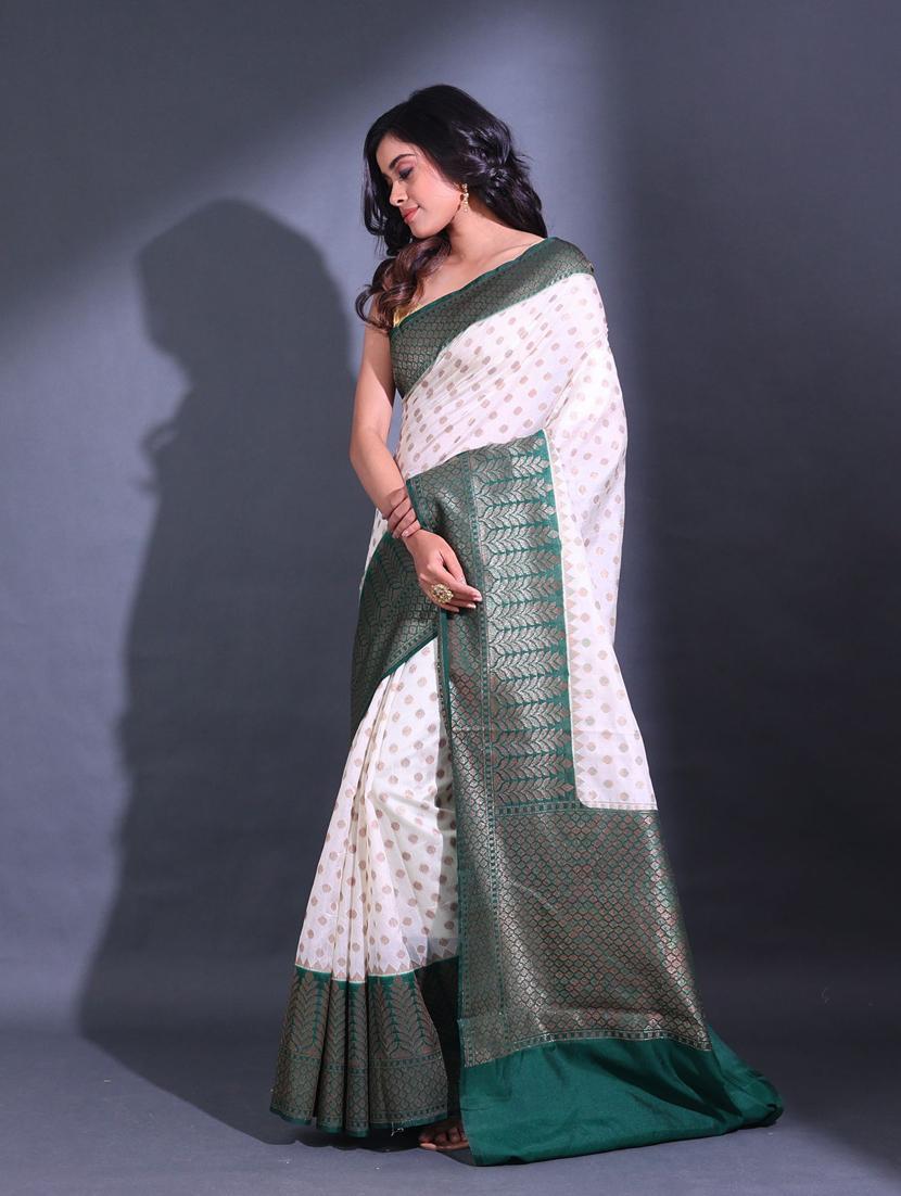 women self design bordered saree with blouse - 22044170 - Standard Image - 2