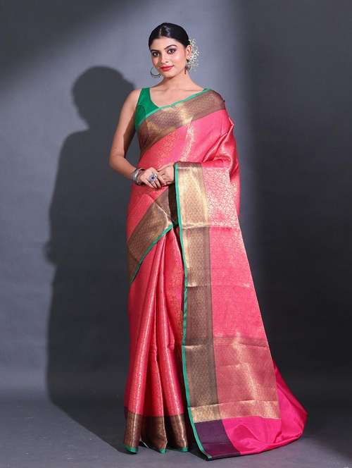 women self design bordered saree with blouse - 22044181 -  Standard Image - 0