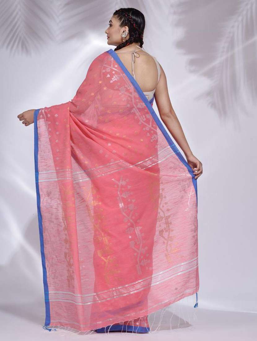 women self design handloom saree with blouse - 22045689 -  Standard Image - 2