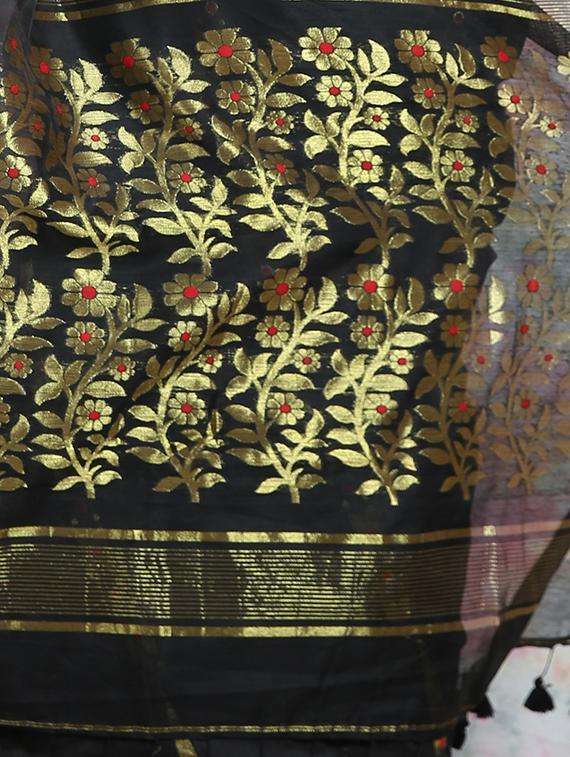 women self design tant saree - 22045706 - Standard Image - 2