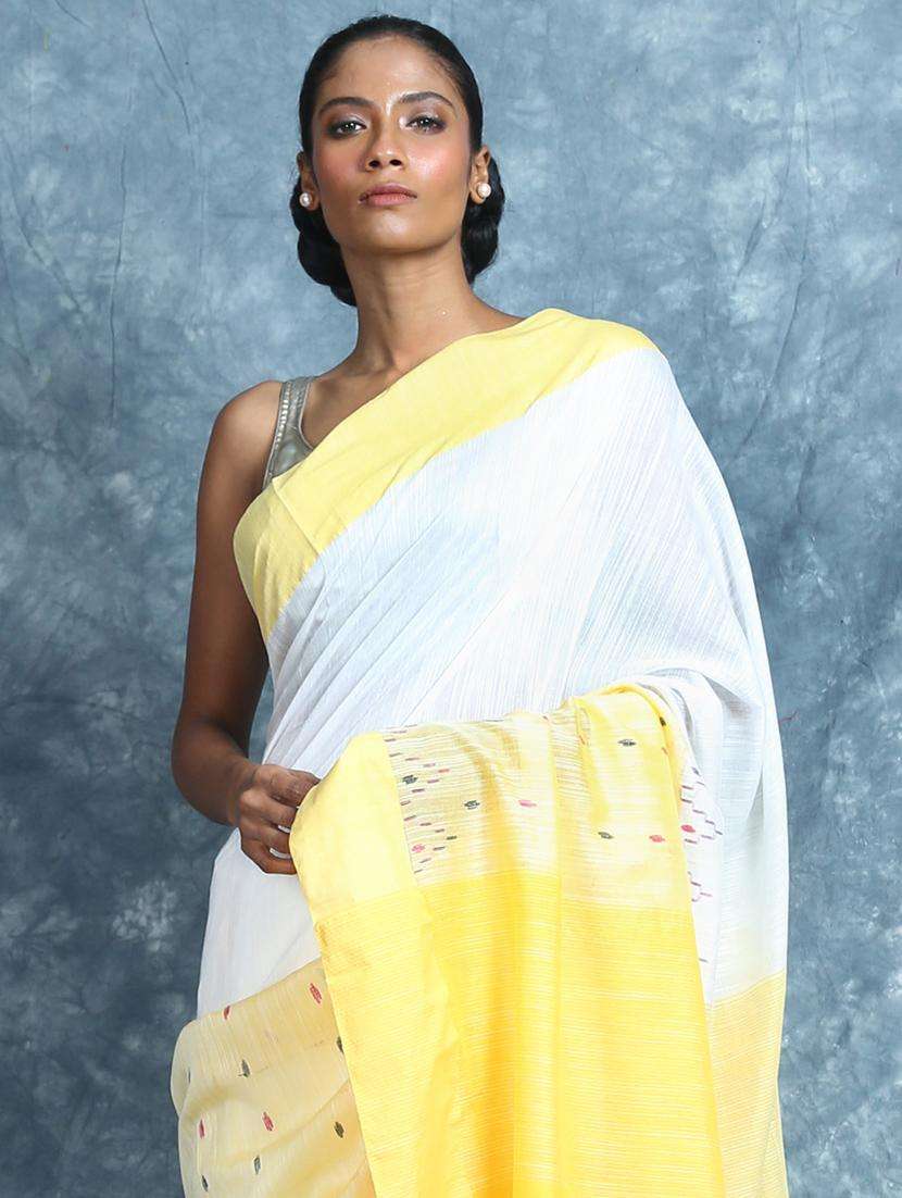 women self design handloom saree with blouse - 22045740 - Standard Image - 2