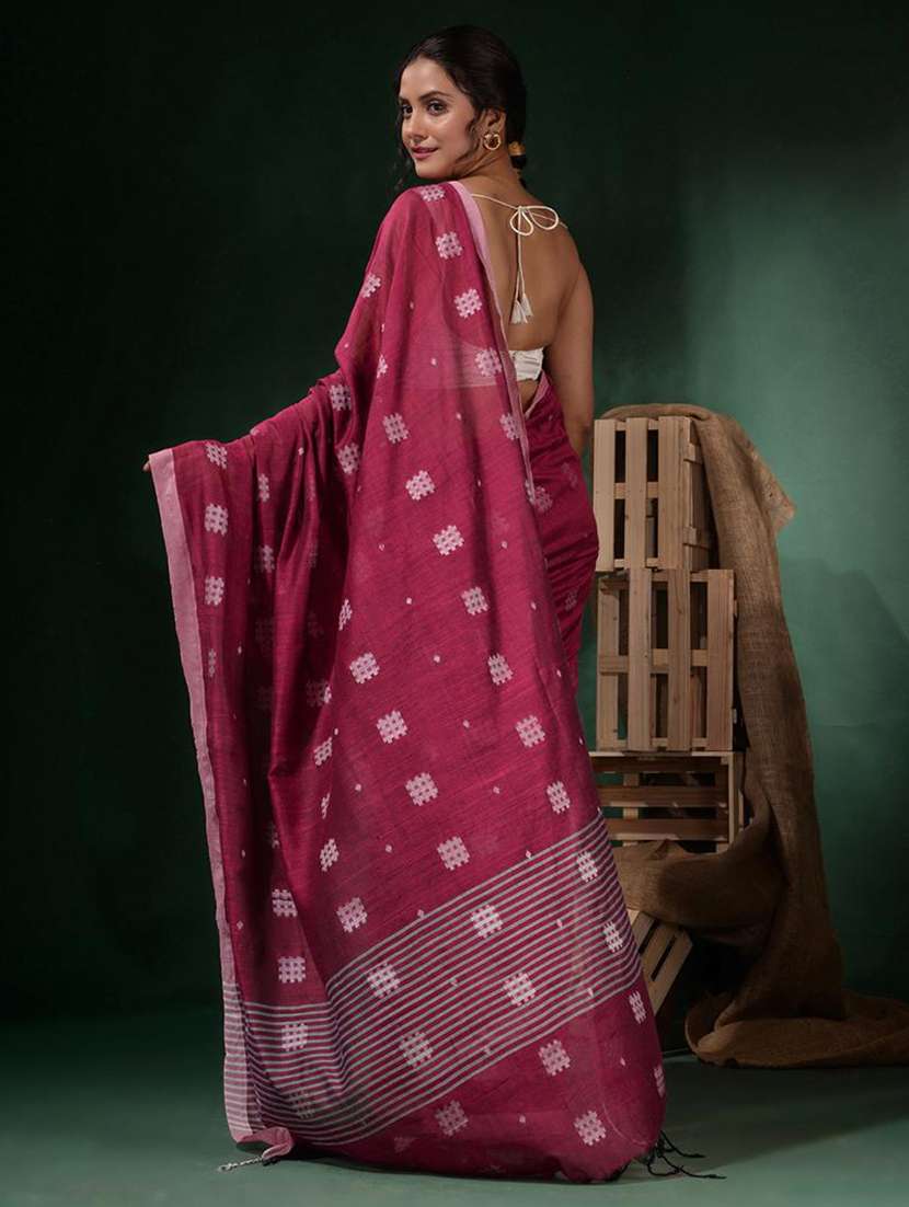 women self design handloom saree with blouse - 22045771 -  Standard Image - 2