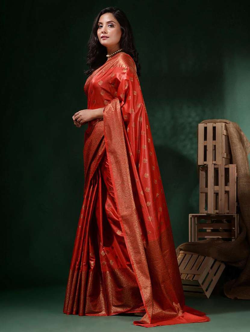 women self design banarasi saree with blouse - 22045810 -  Standard Image - 2