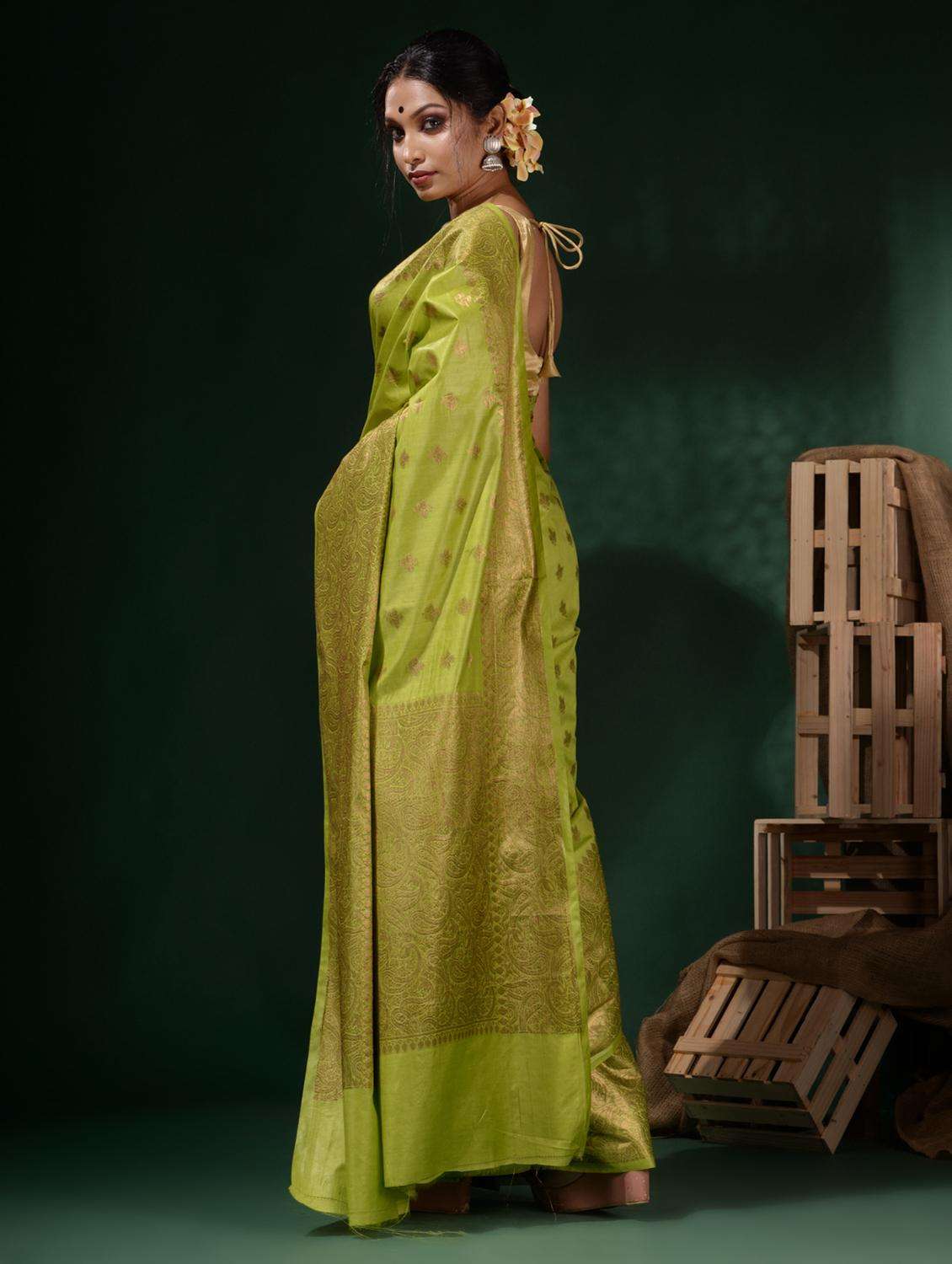 women self design banarasi saree with blouse - 22045811 -  Standard Image - 2
