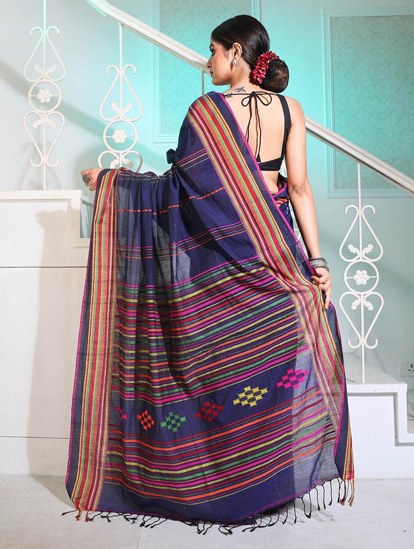 women self design handloom saree with blouse - 22045916 - Standard Image - 2