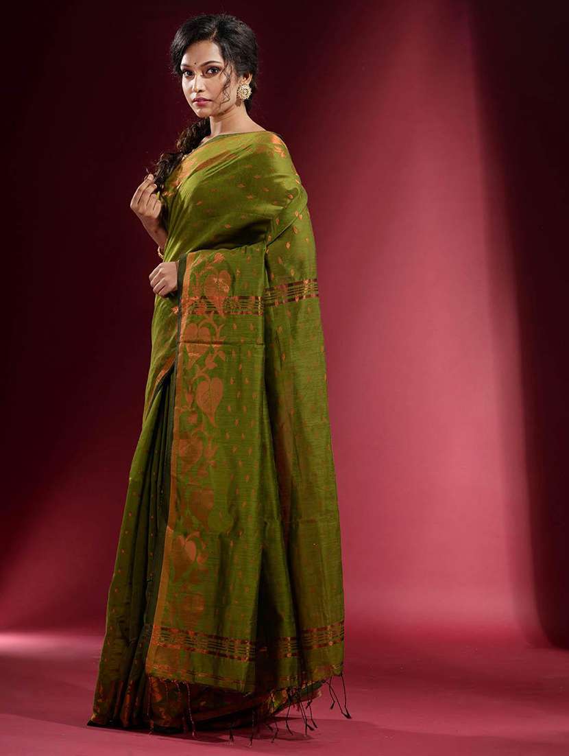 women self design southern silk saree with blouse - 22045969 - Standard Image - 2