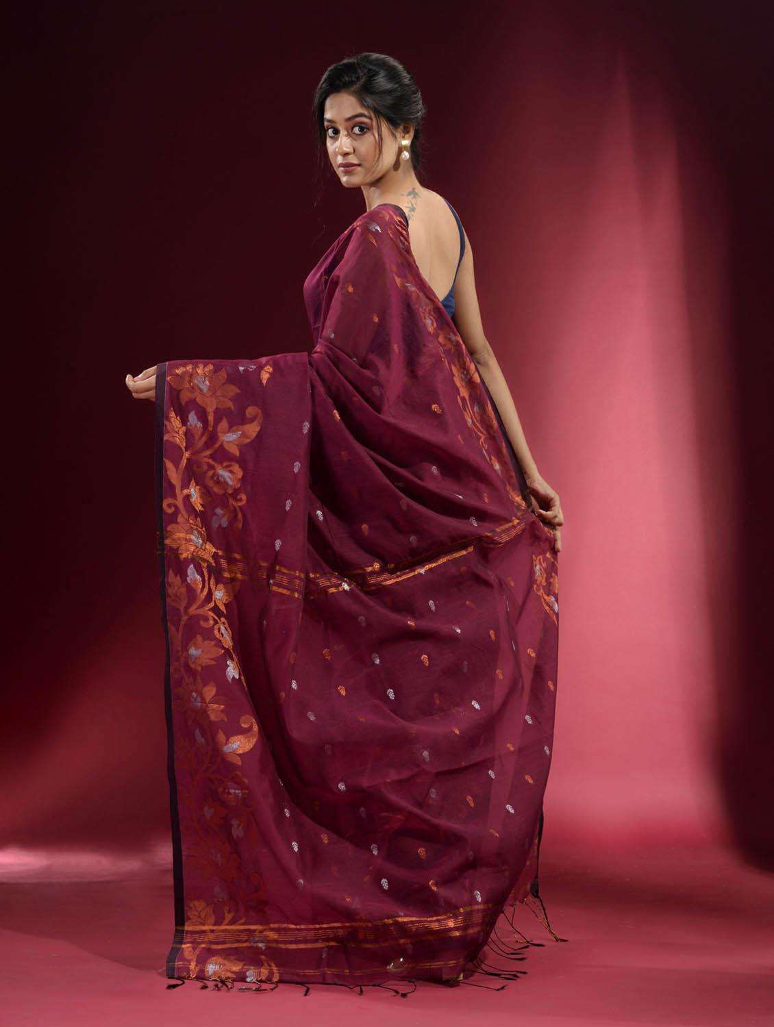 women self design southern silk saree with blouse - 22045978 -  Standard Image - 2