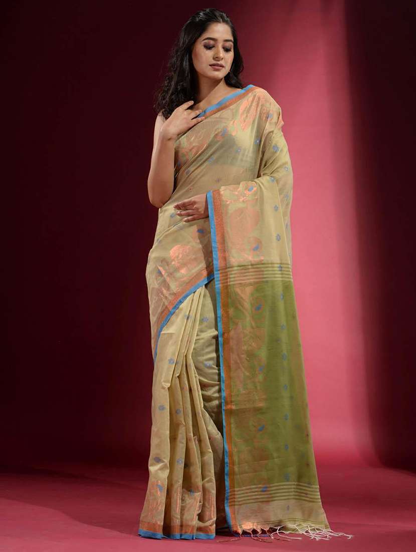 women self design handloom saree with blouse - 22045981 -  Standard Image - 2