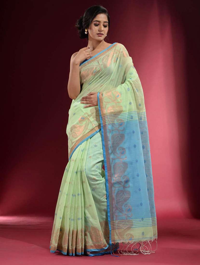 women self design handloom saree with blouse - 22045983 -  Standard Image - 2
