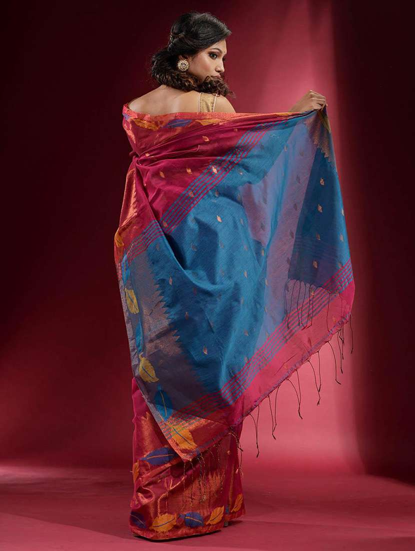 women self design handloom saree with blouse - 22045986 -  Standard Image - 2