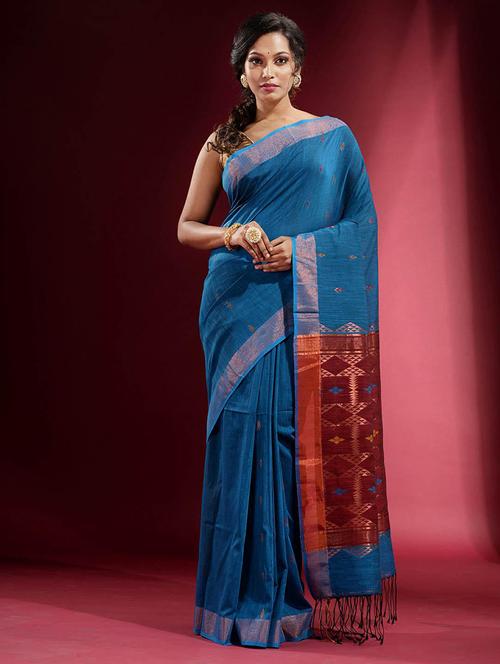 women self design bordered saree with blouse - 22045997 -  Standard Image - 0