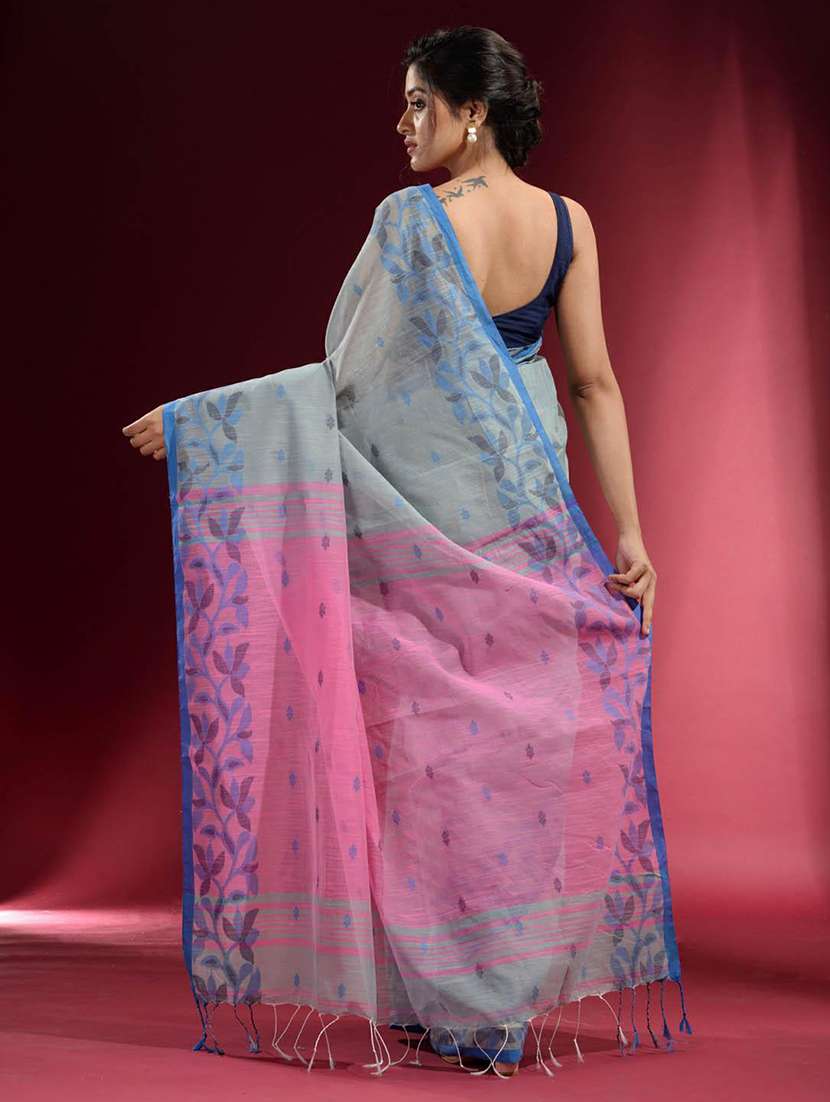 women self design handloom saree with blouse - 22045999 -  Standard Image - 2