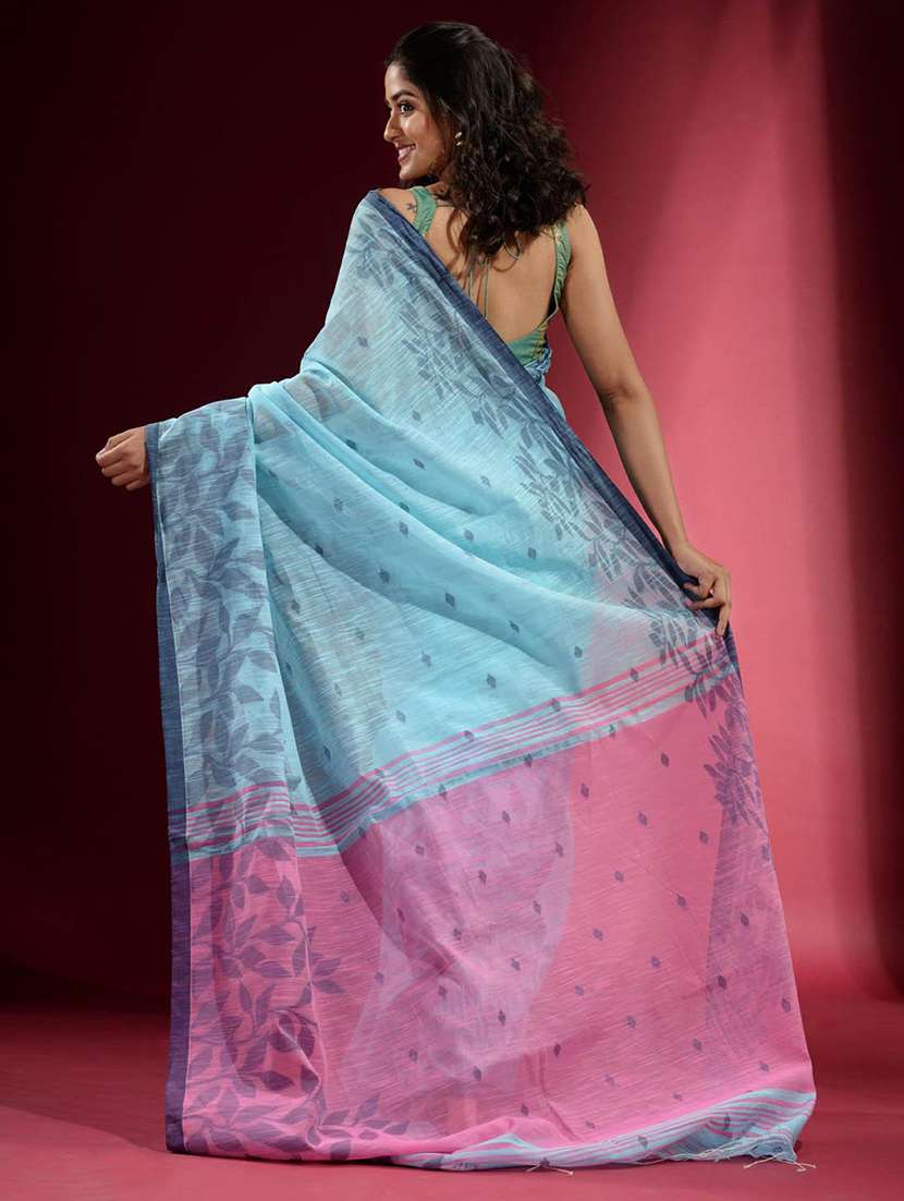 women self design handloom saree with blouse - 22046004 -  Standard Image - 2