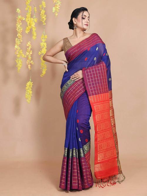 women self design bordered saree with blouse - 22046040 -  Standard Image - 0