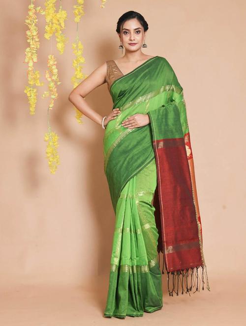 women self design bordered saree with blouse - 22046041 - Standard Image - 0