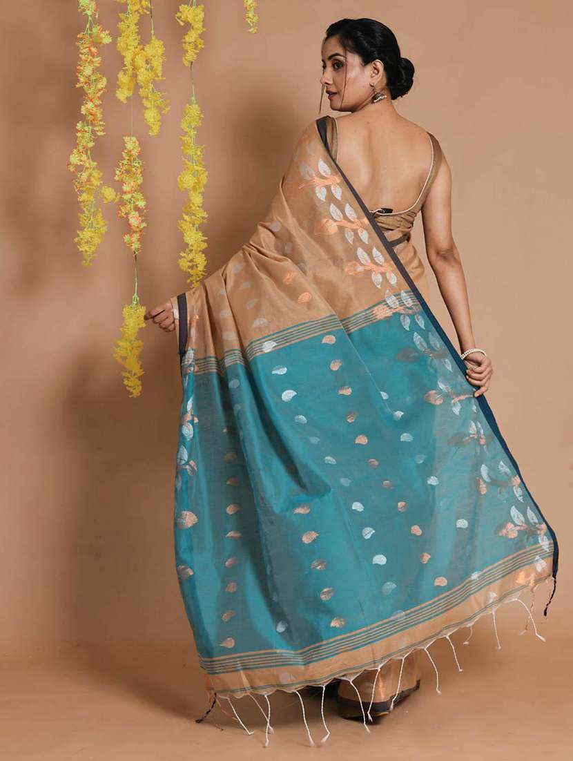 women self design bomkai saree with blouse - 22046055 -  Standard Image - 2