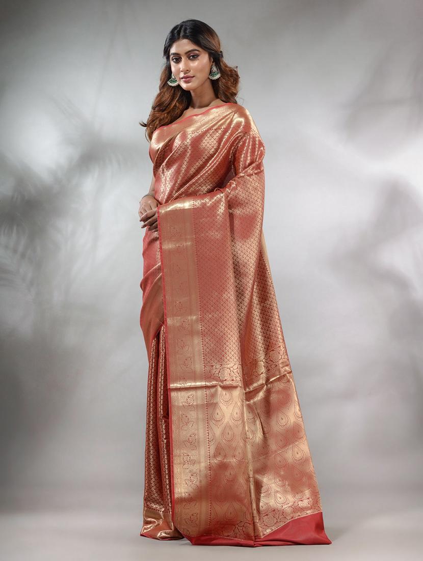 women self design kanjivaram saree with blouse - 22046060 - Standard Image - 2