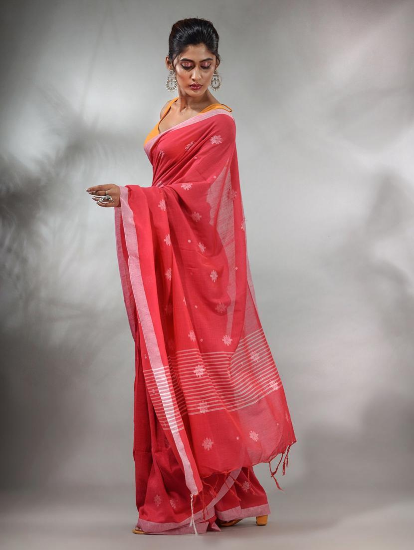 women self design handloom saree with blouse - 22046071 - Standard Image - 2