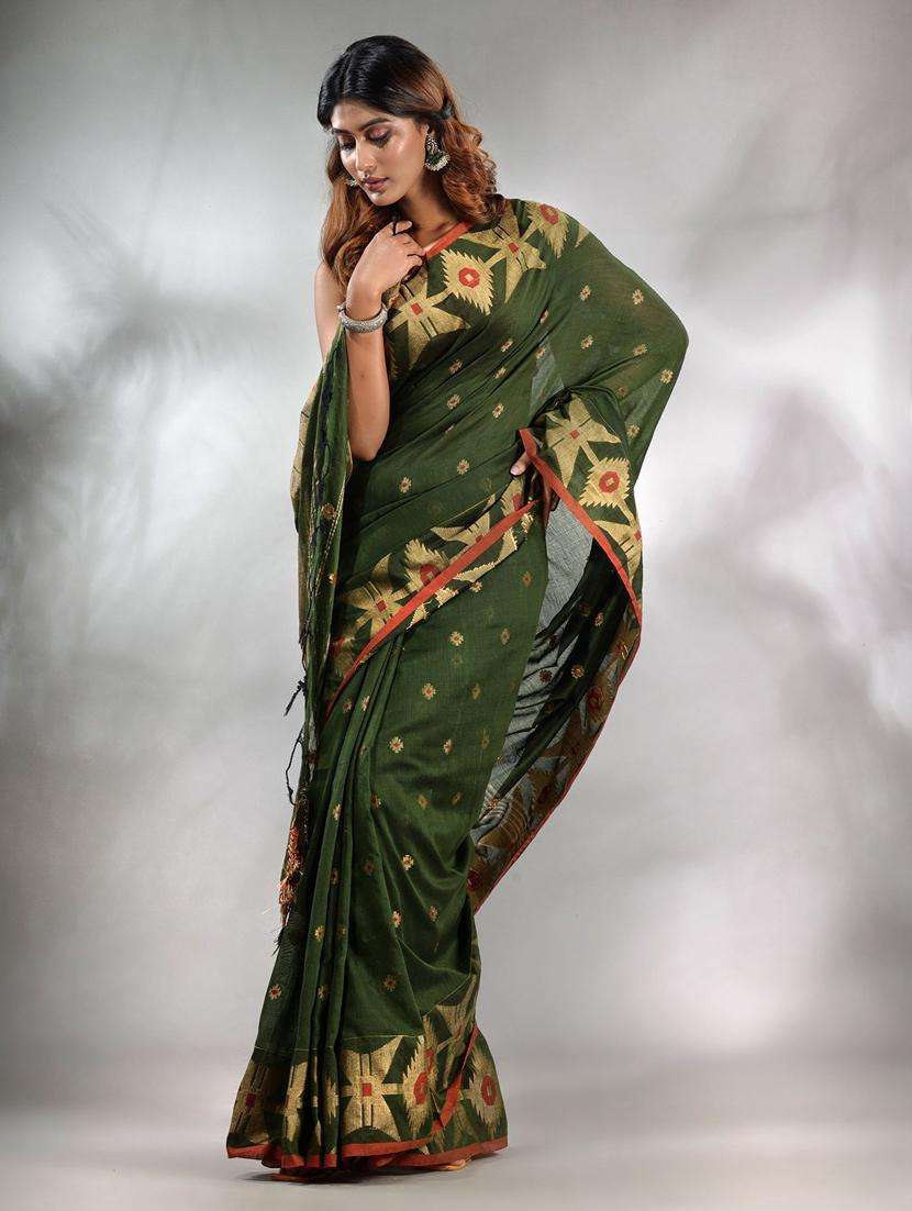 women self design bordered saree with blouse - 22046078 -  Standard Image - 2