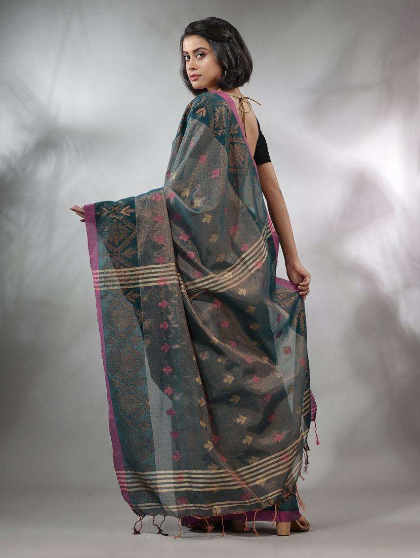 women self design bordered saree with blouse - 22046092 -  Standard Image - 2