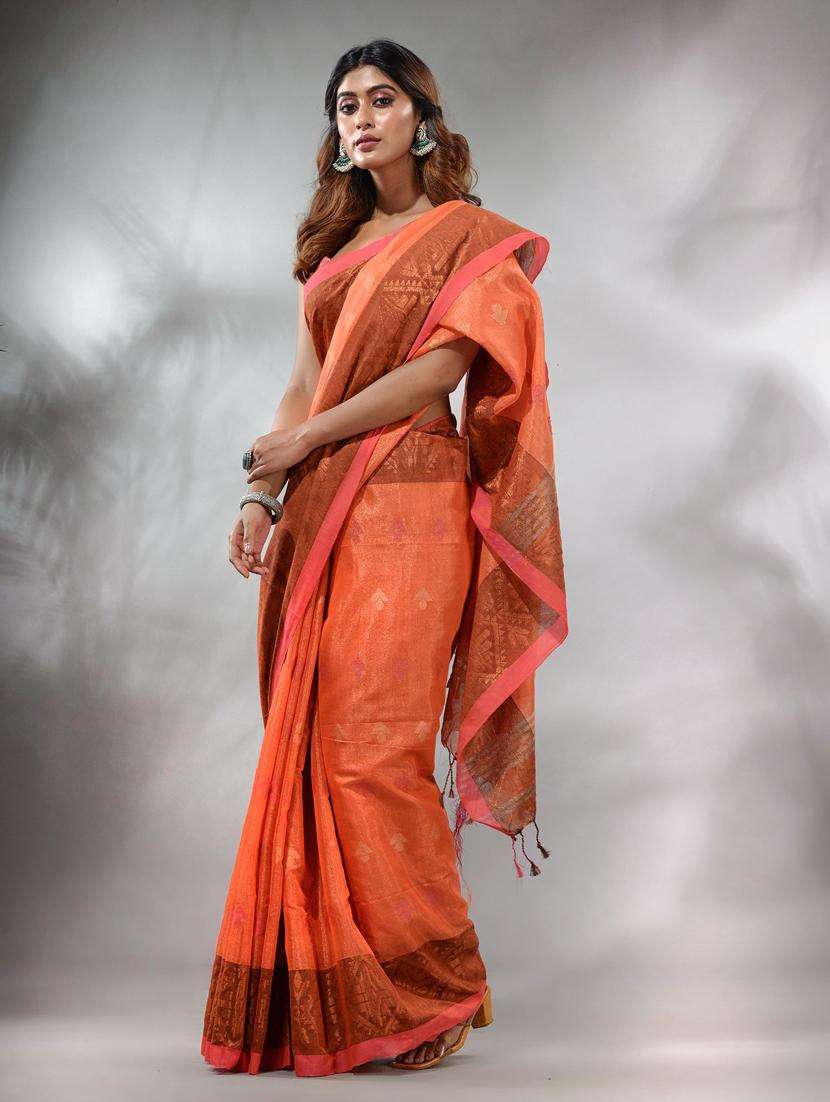 women self design bordered saree with blouse - 22046094 -  Standard Image - 2